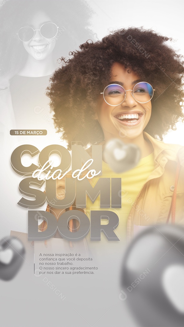Story Dia Do Consumidor 15 de Março a nossa Inspiração que Você Deposita Social Media PSD Editável