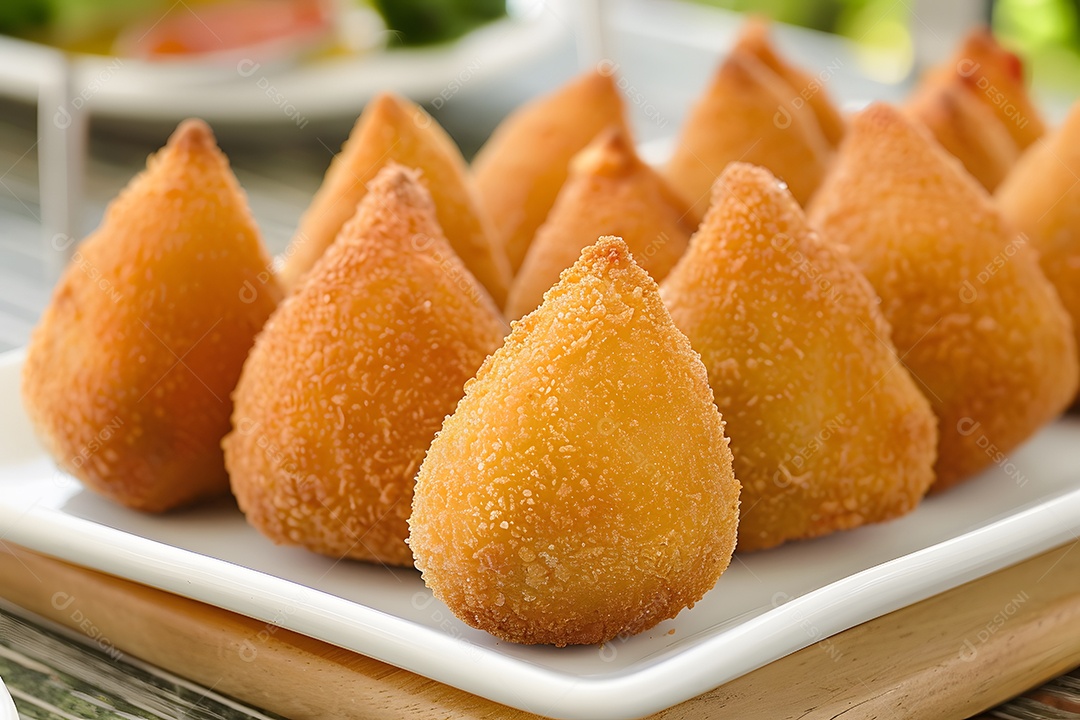 Coxinha crocante de frango