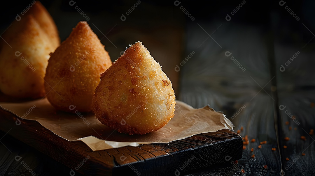 Comida coxinha de frango