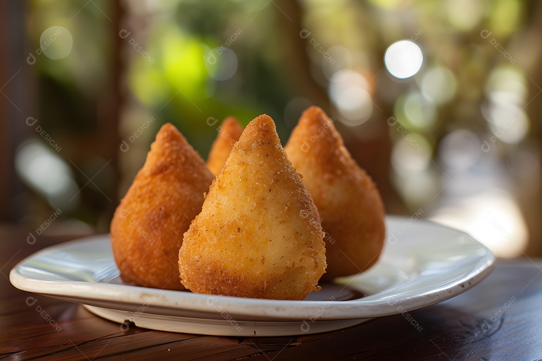 Coxinha de frango crocante