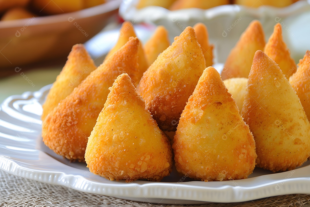Coxinha de frango com catupiry