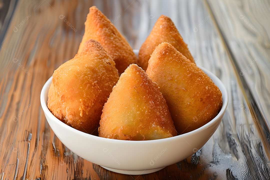 Coxinha de franco crocante