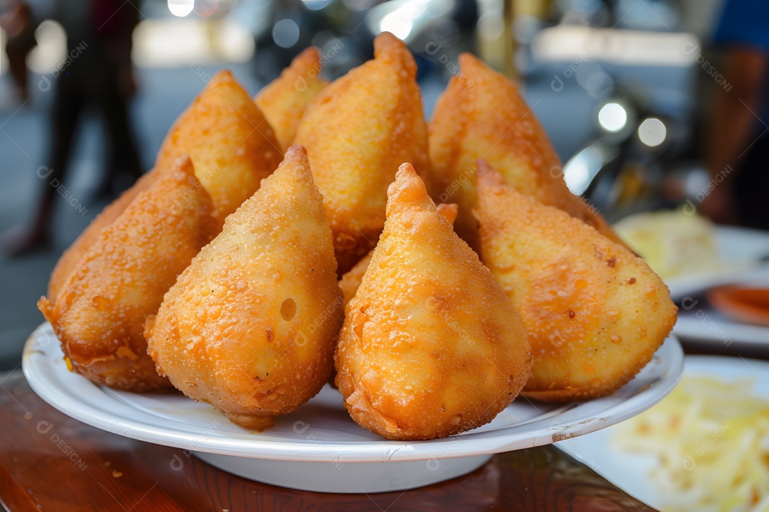 Coxinha de franco crocante