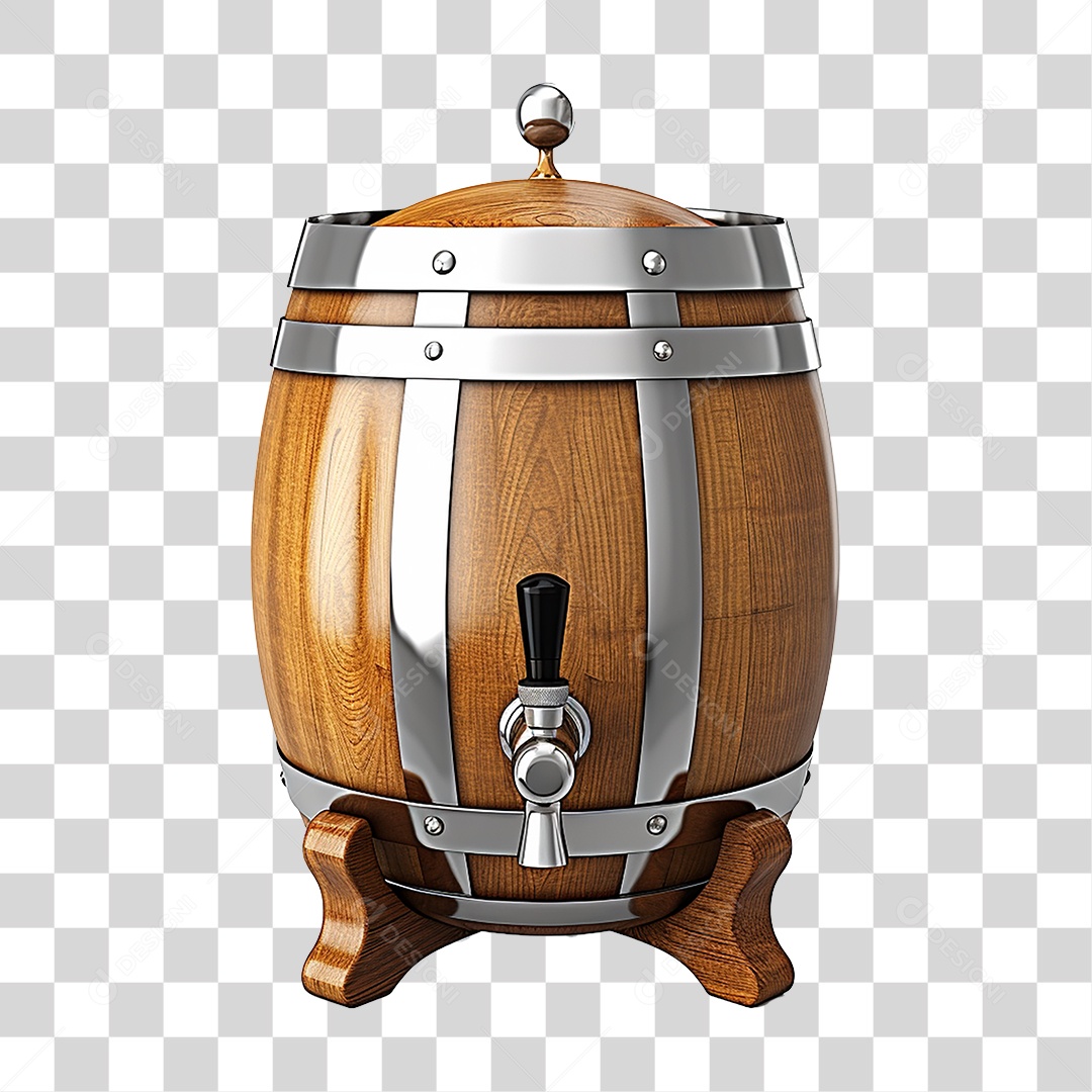 Chopp Bebida Alcoólica Barril PNG Transparente
