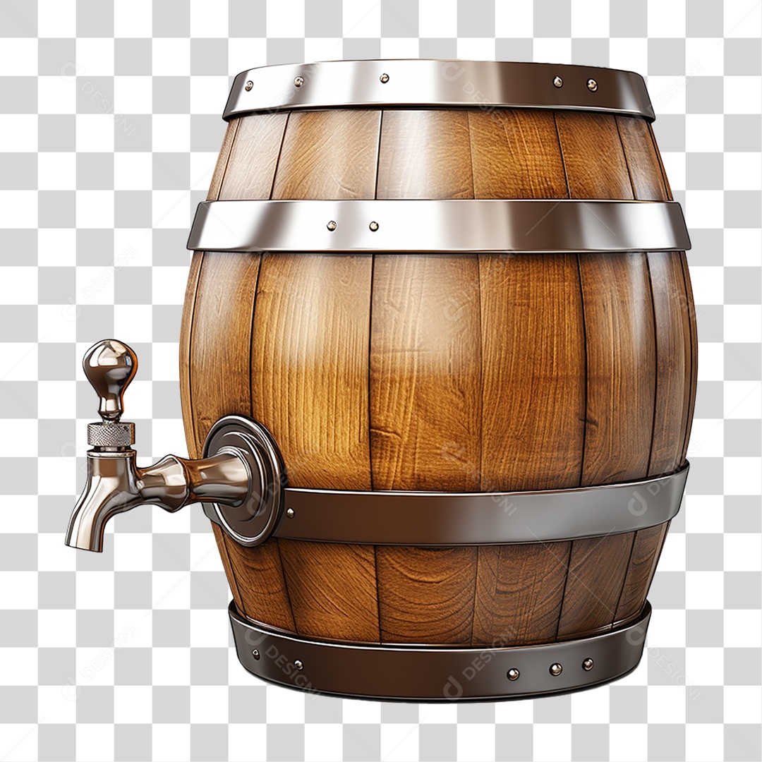 Chopp Bebida Alcoólica Barril PNG Transparente