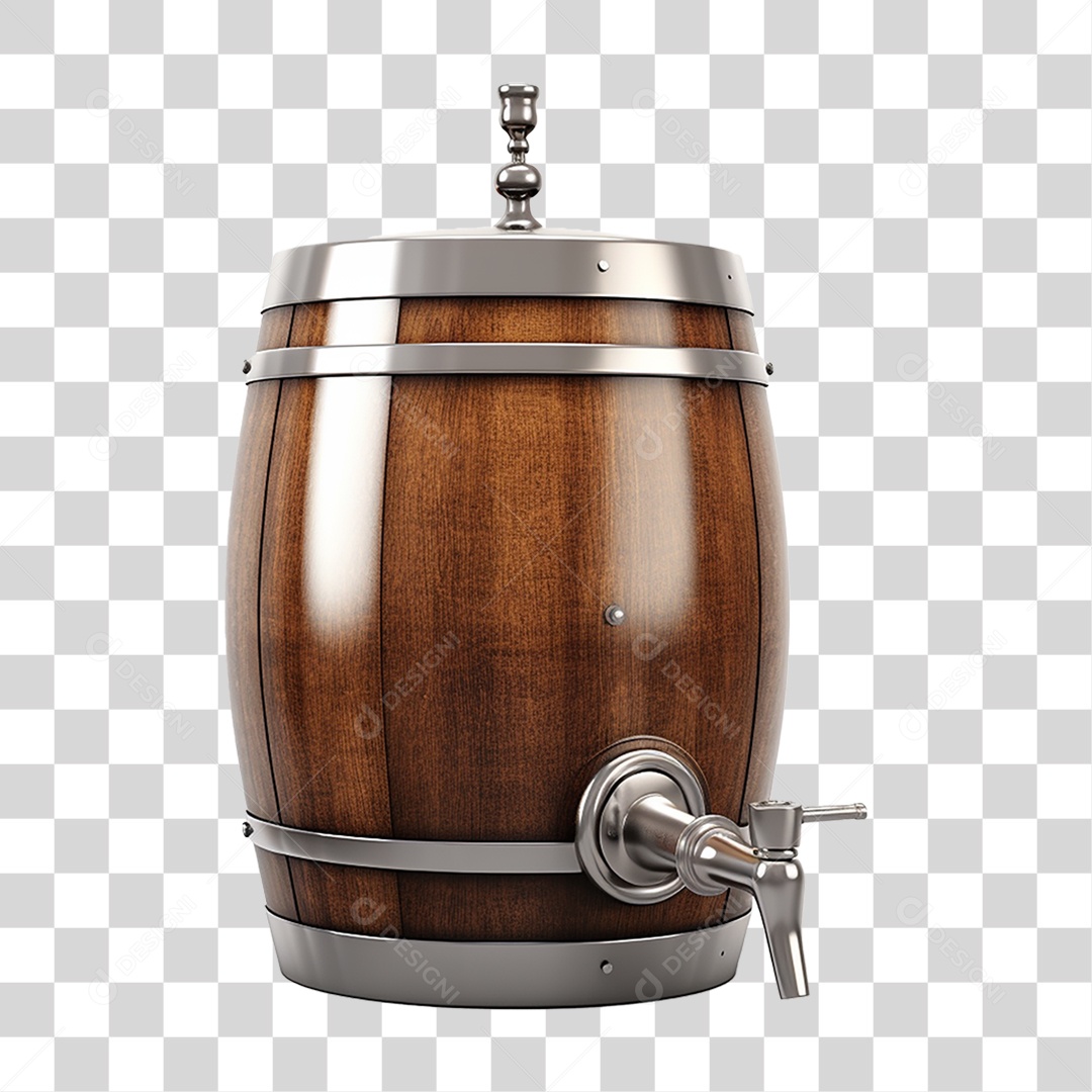 Chopp Bebida Alcoólica Barril PNG Transparente