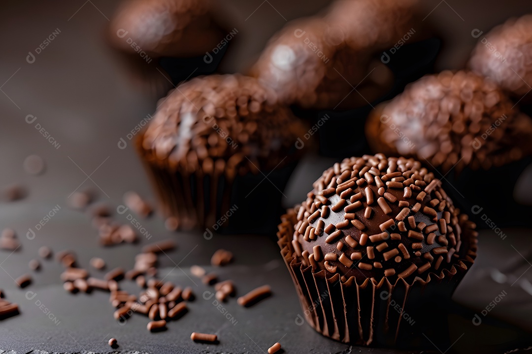 Delicioso brigadeiro de chocolate