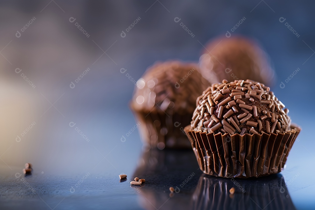 Brigadeiro gourmet com granulado