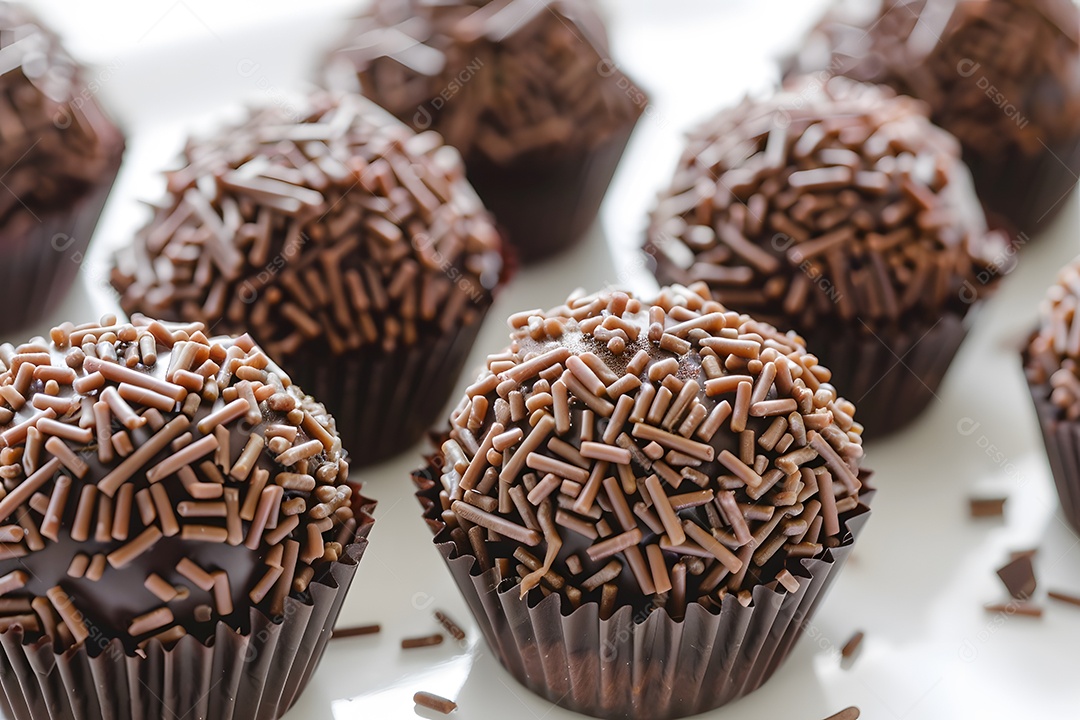 Brigadeiro gourmet com granulado