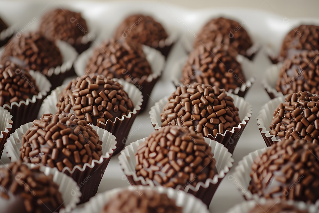 Deliciosos brigadeiros de chocolate