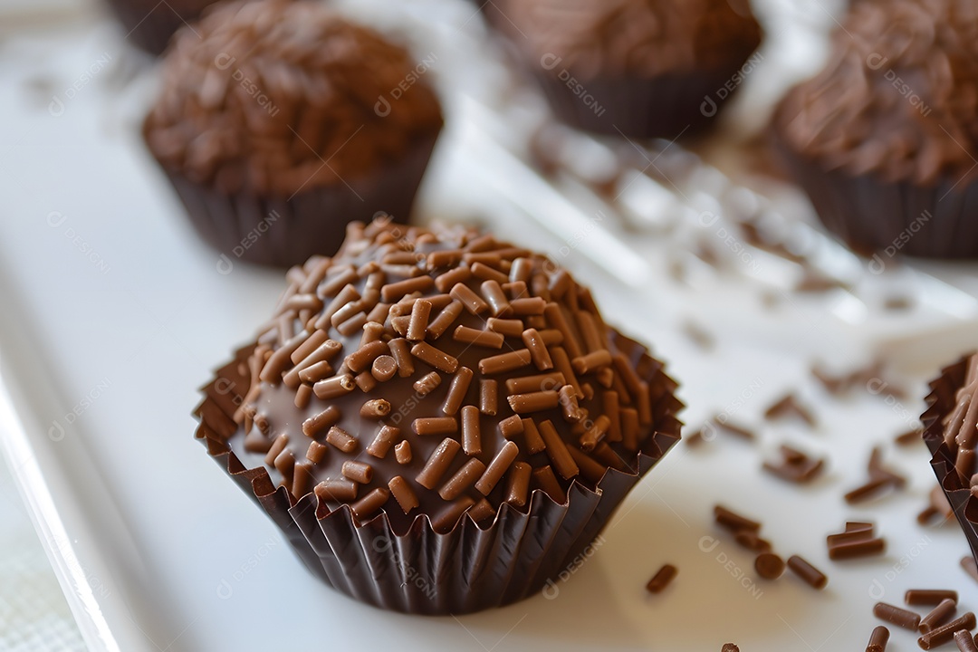 Brigadeiros deliciosos de chocolate