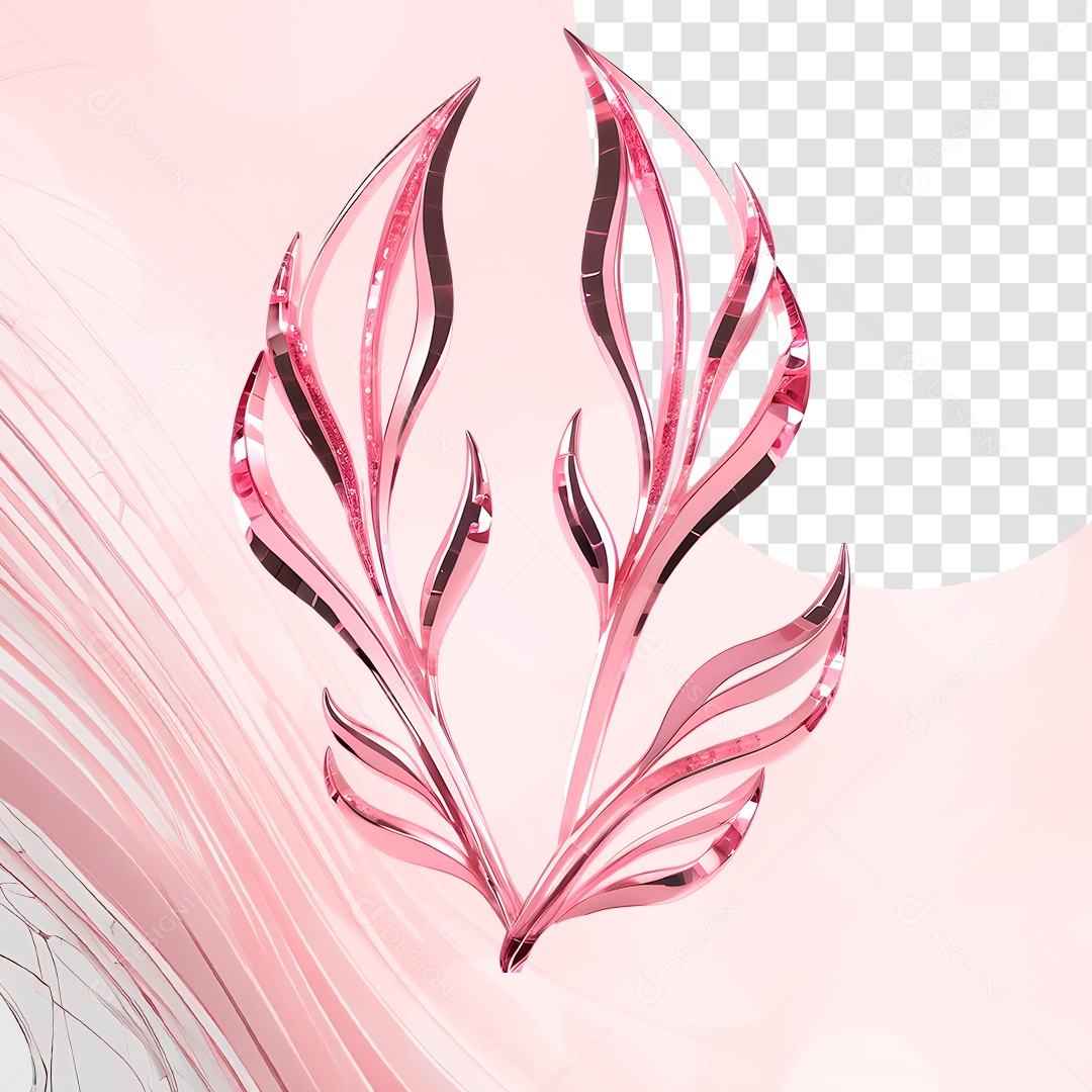 Planta de Cristal Elemento 3D para Composição PSD