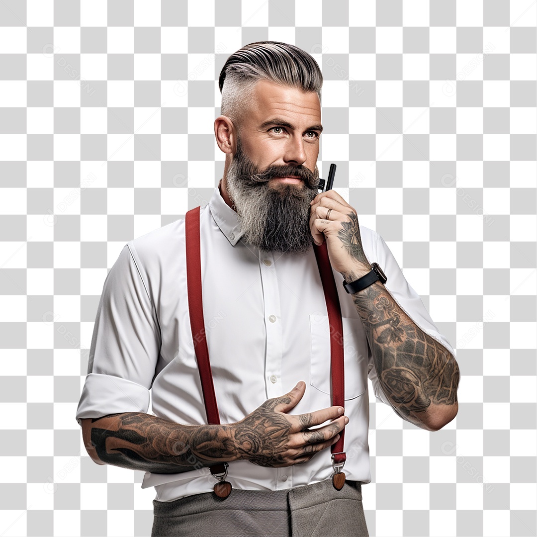 Barbeiro Corte de Cabelo Salão PNG Transparente