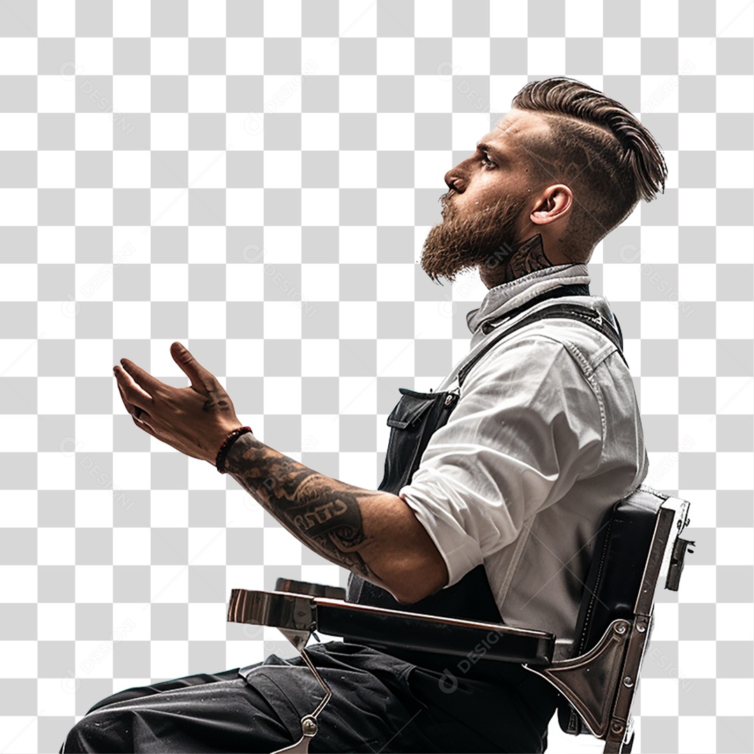 Barbeiro Corte de Cabelo Salão PNG Transparente