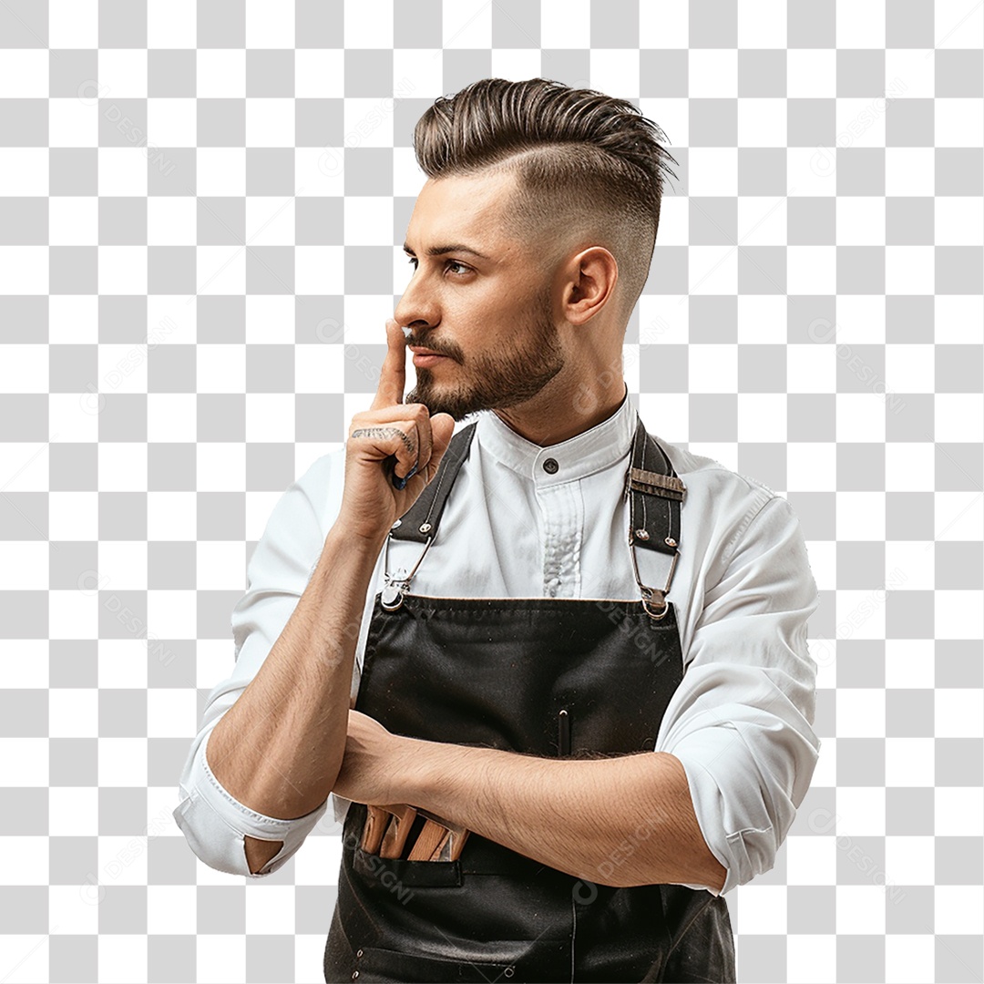 Barbeiro Corte de Cabelo Salão PNG Transparente