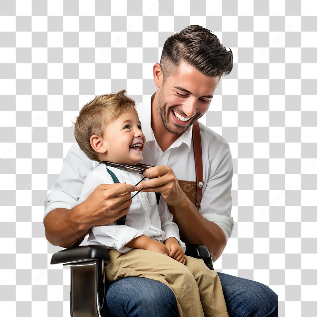 Barbeiro Corte de Cabelo Salão PNG Transparente