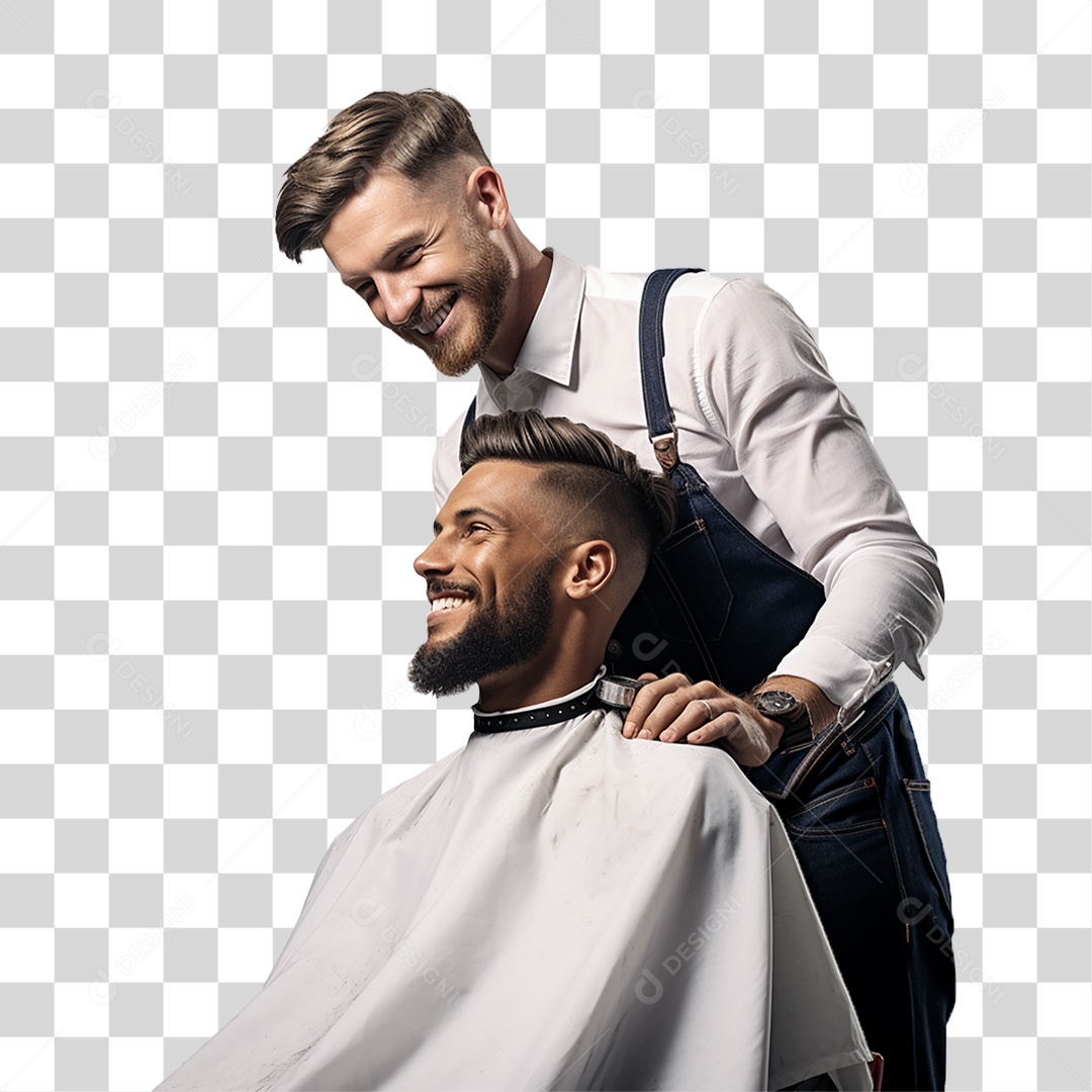 Barbeiro Corte de Cabelo Salão PNG Transparente