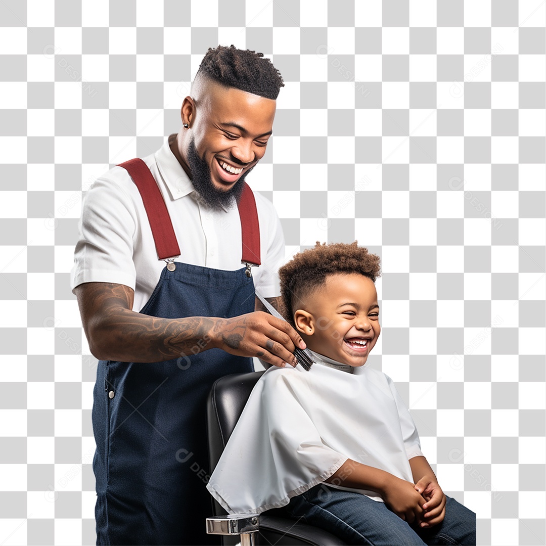 Barbeiro Corte de Cabelo Salão PNG Transparente