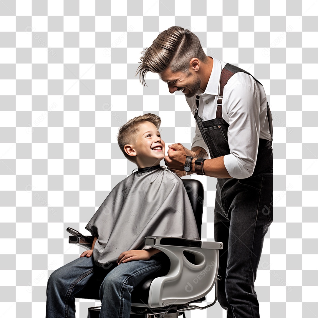 Barbeiro Corte de Cabelo Salão PNG Transparente