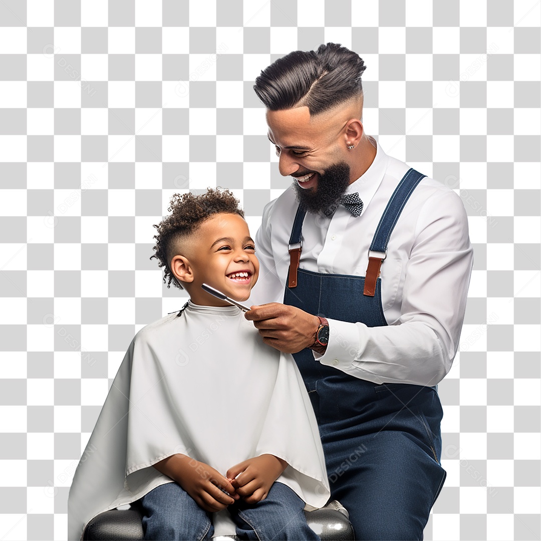 Barbeiro Corte de Cabelo Salão PNG Transparente