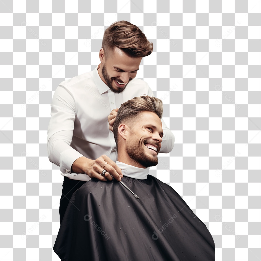 Barbeiro Corte de Cabelo Salão PNG Transparente