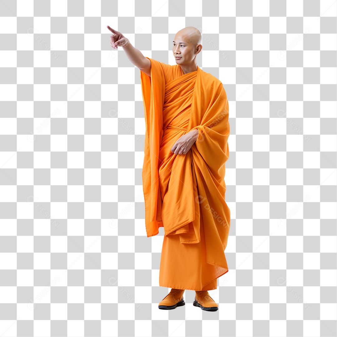 Monge Budista PNG Transparente