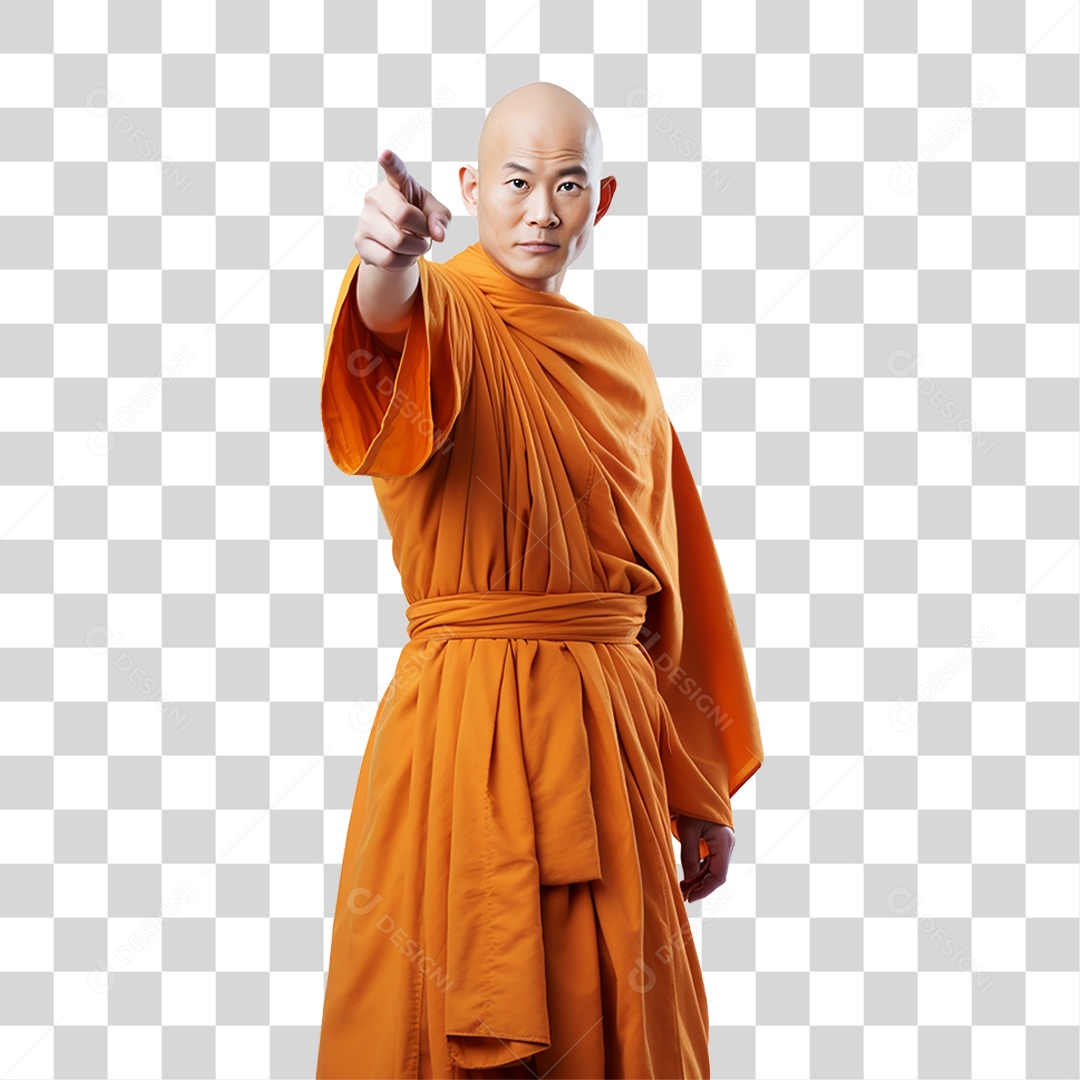 Monge Budista PNG Transparente