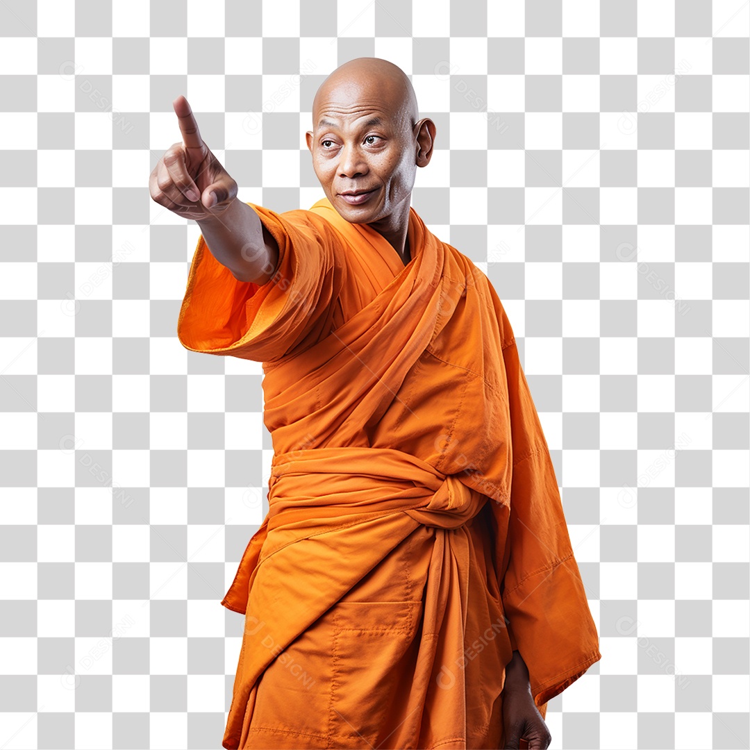 Monge Budista PNG Transparente