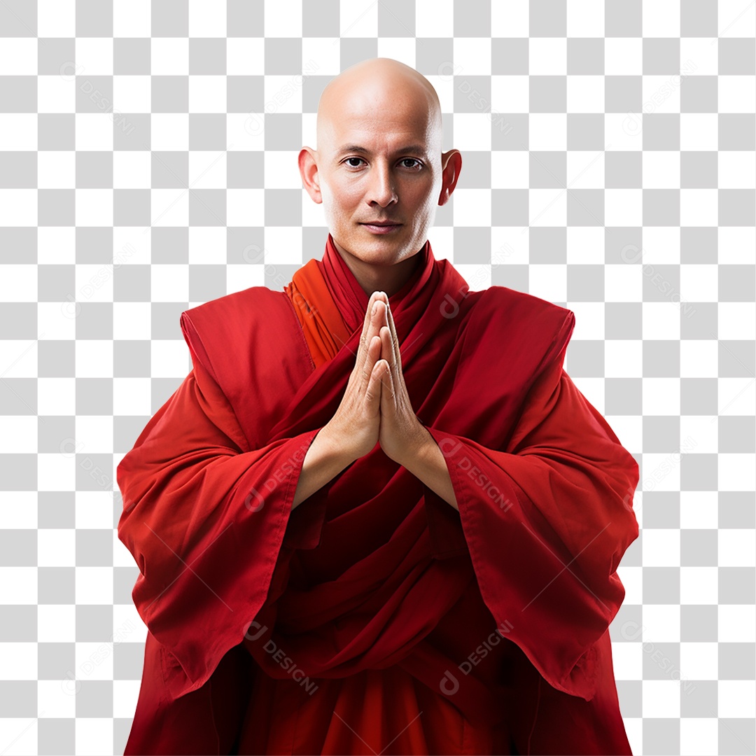 Monge Budista PNG Transparente