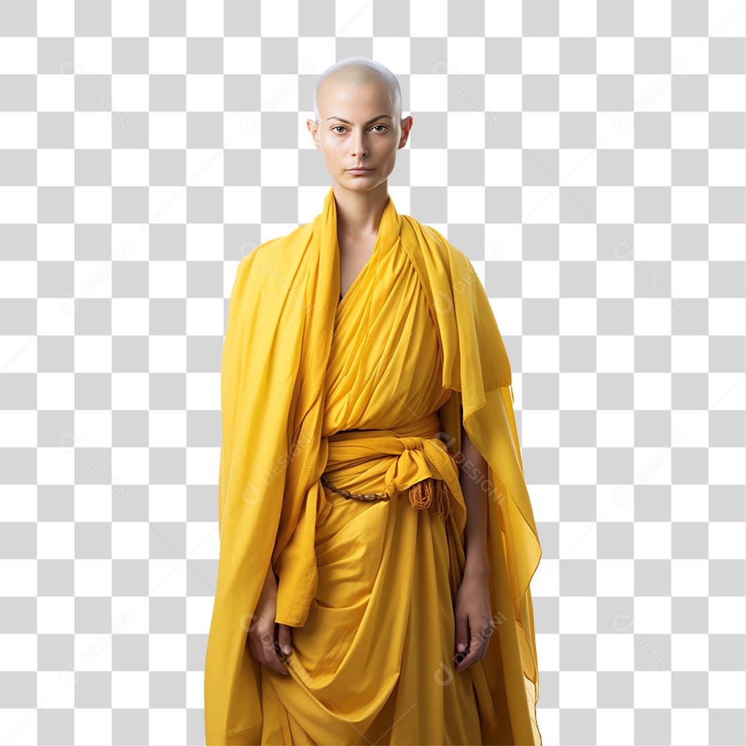 Monge Budista PNG Transparente