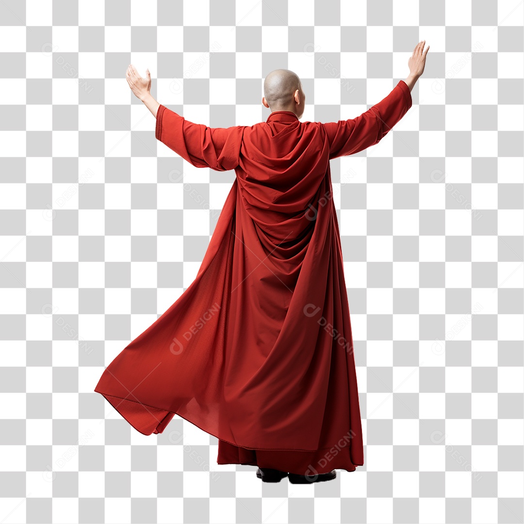 Monge Budista PNG Transparente