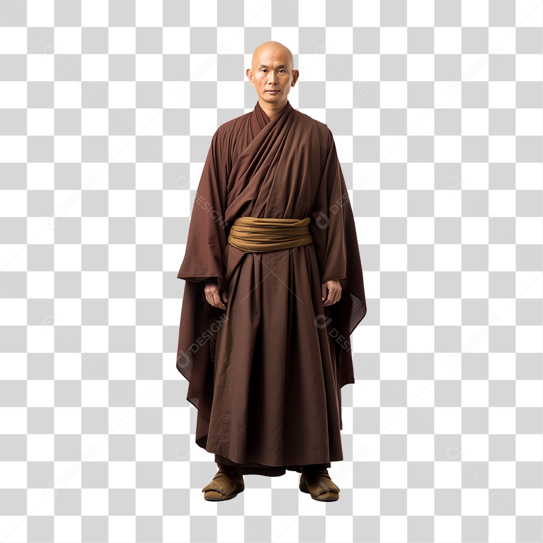 Monge Budista PNG Transparente
