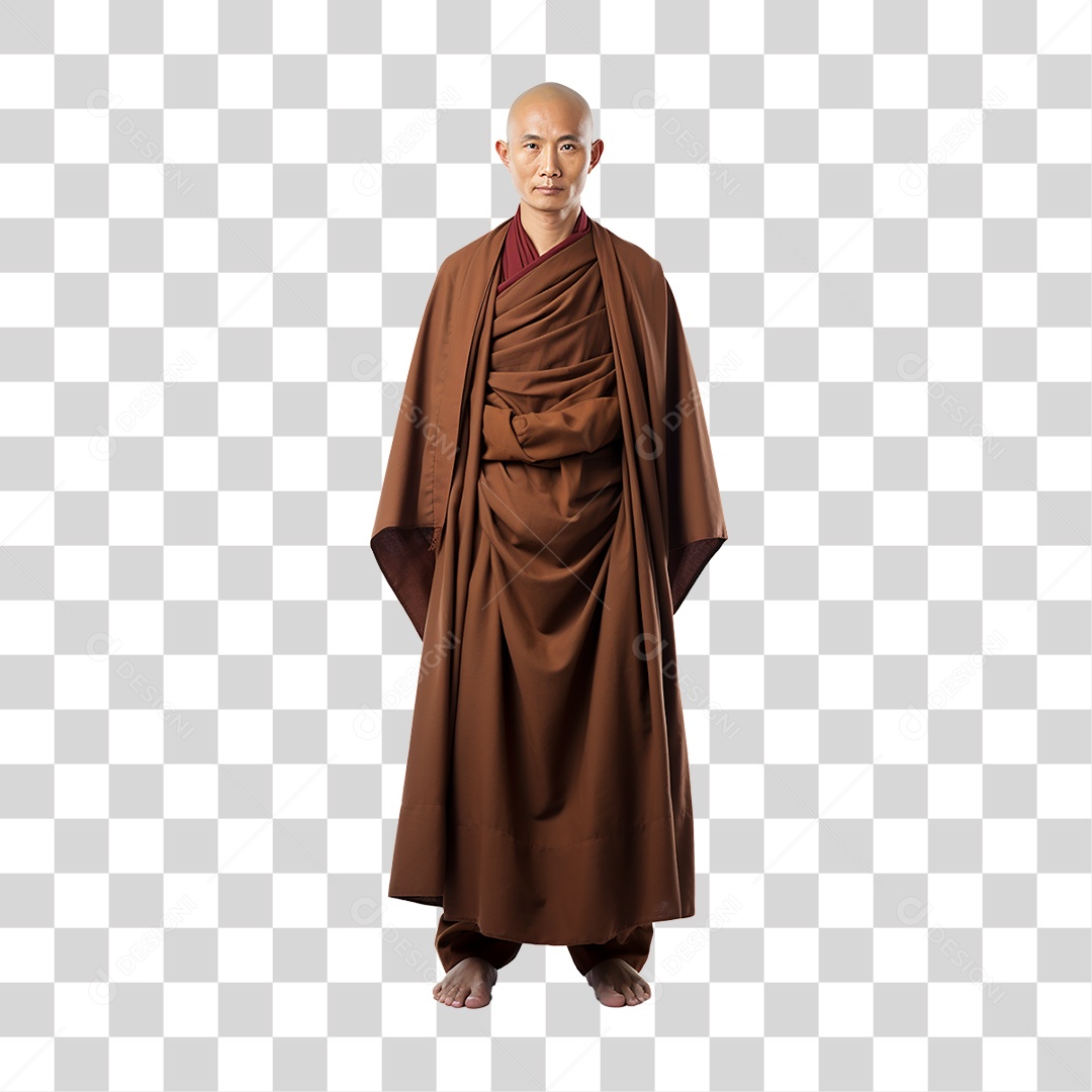 Monge Budista PNG Transparente