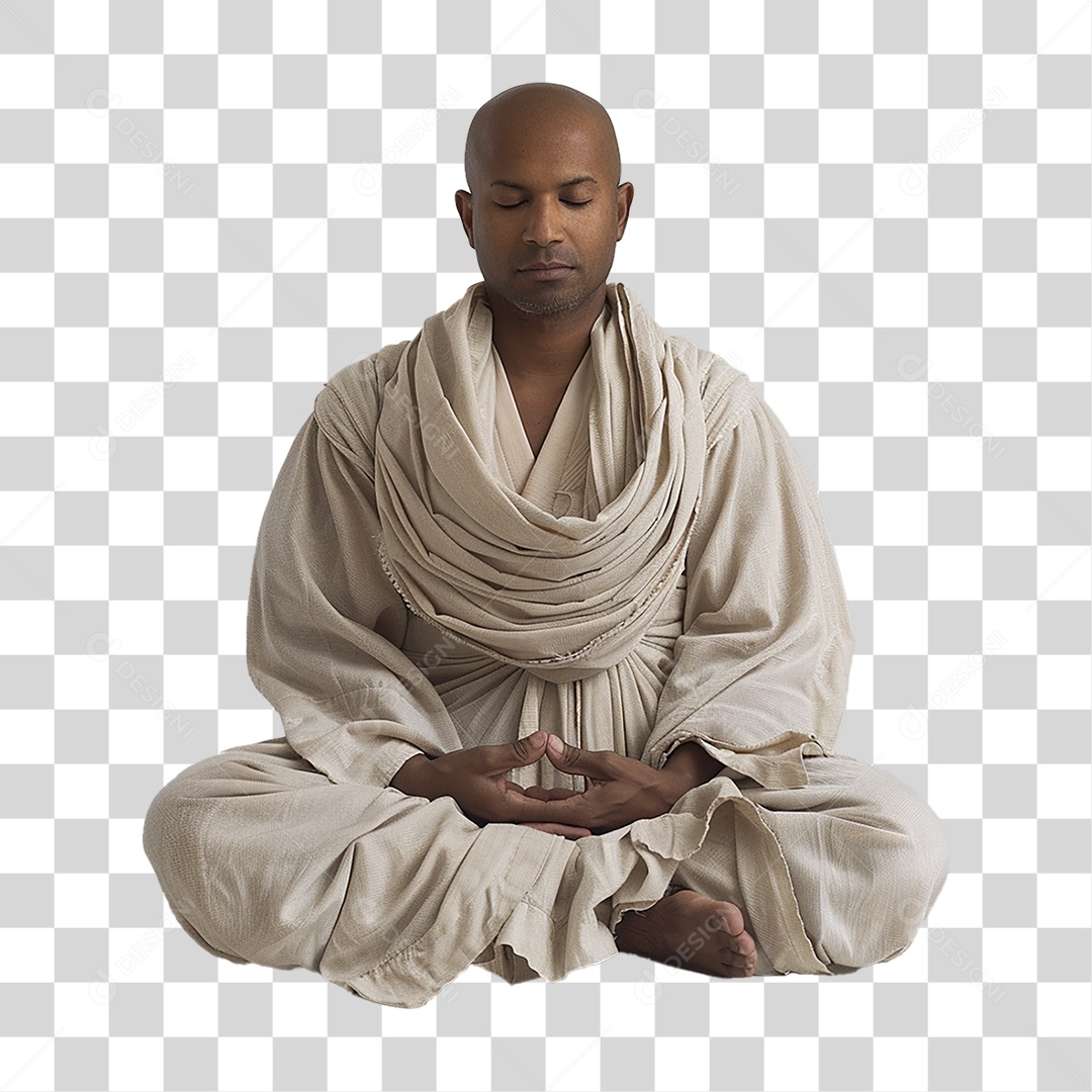 Monge Budista PNG Transparente