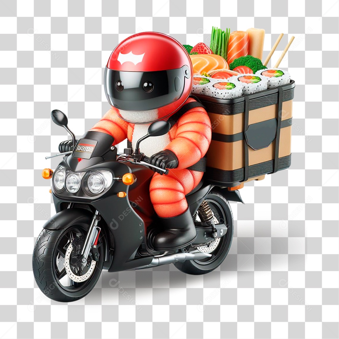 Sushi Delivery Entregas de Comida Japonesa PNG Transparente