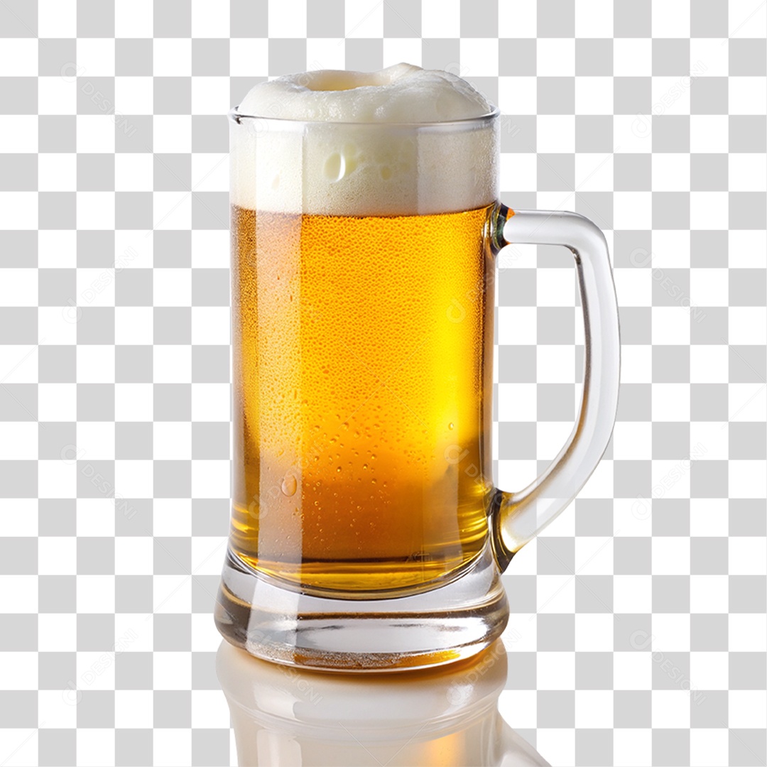 Copo de Cerveja Bebida Alcoólica PNG Transparente