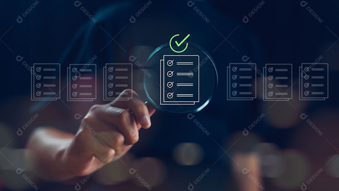 Gerenciamento de avaliação de qualidade com uma lista de verificação