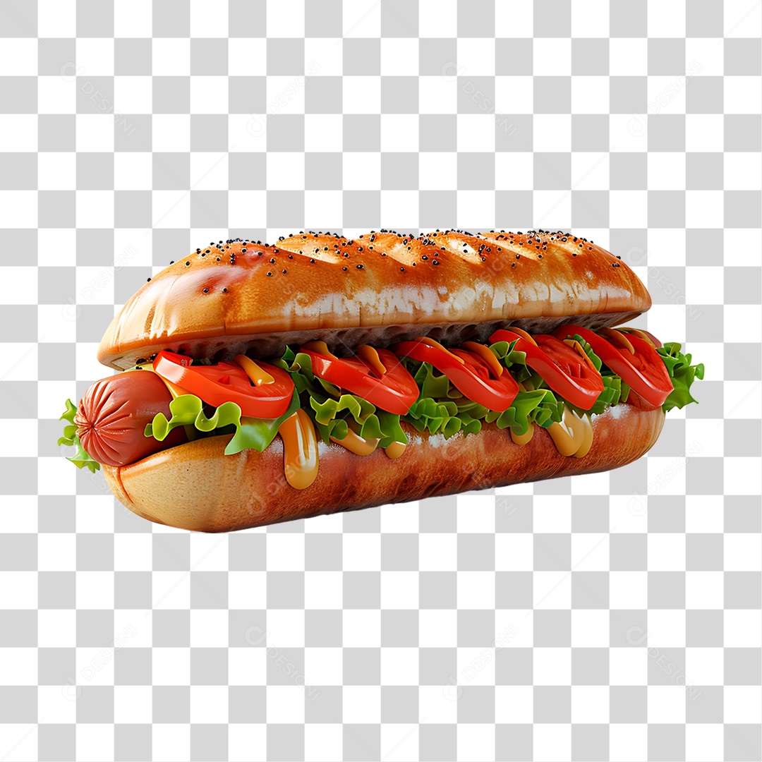 Cachorro Quente PNG Transparente