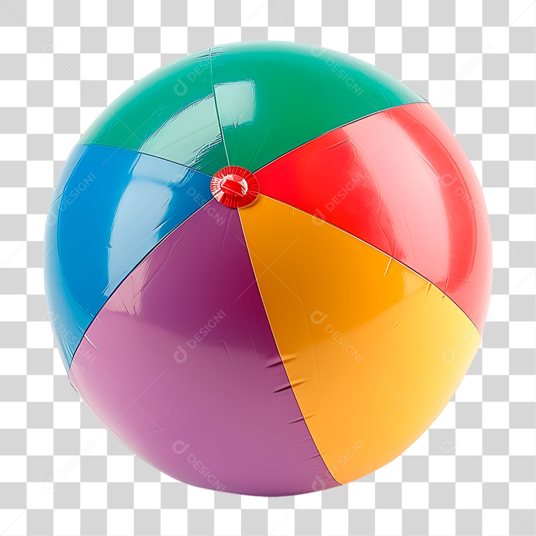 Bola de Praia PNG Transparente