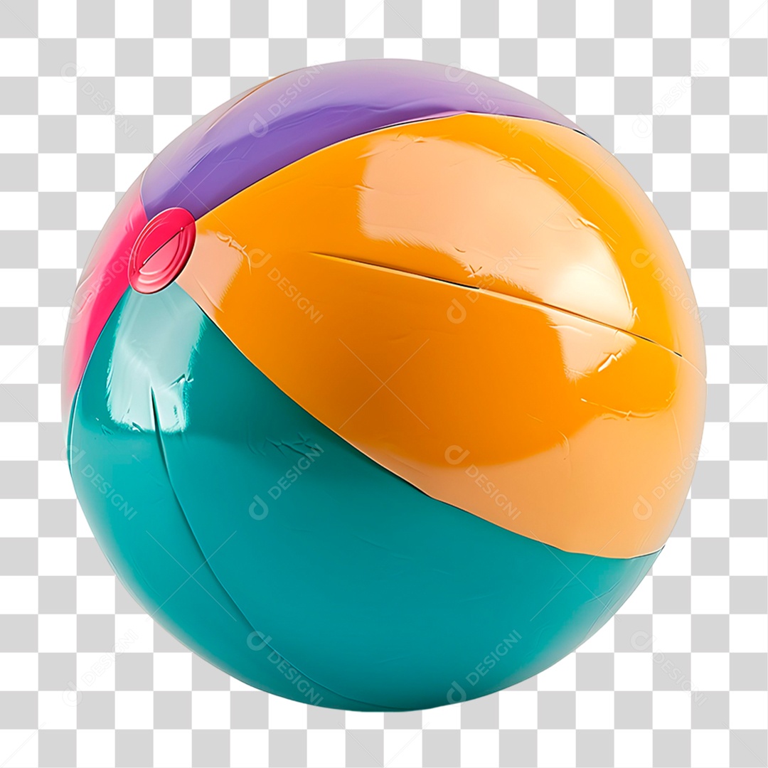 Bola de Praia PNG Transparente