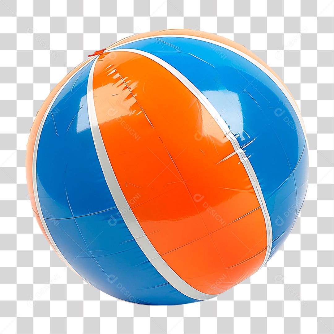 Bola de Praia PNG Transparente
