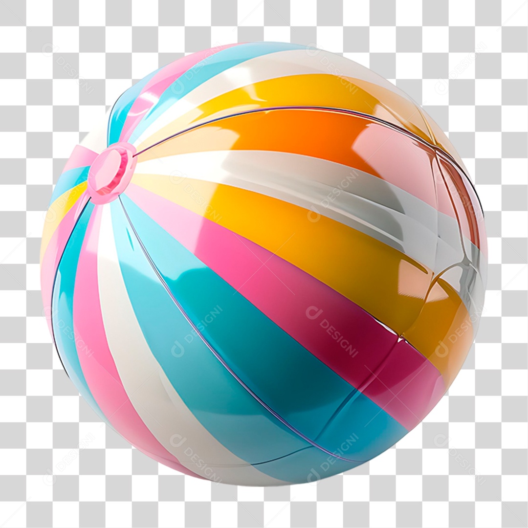 Bola de Praia PNG Transparente
