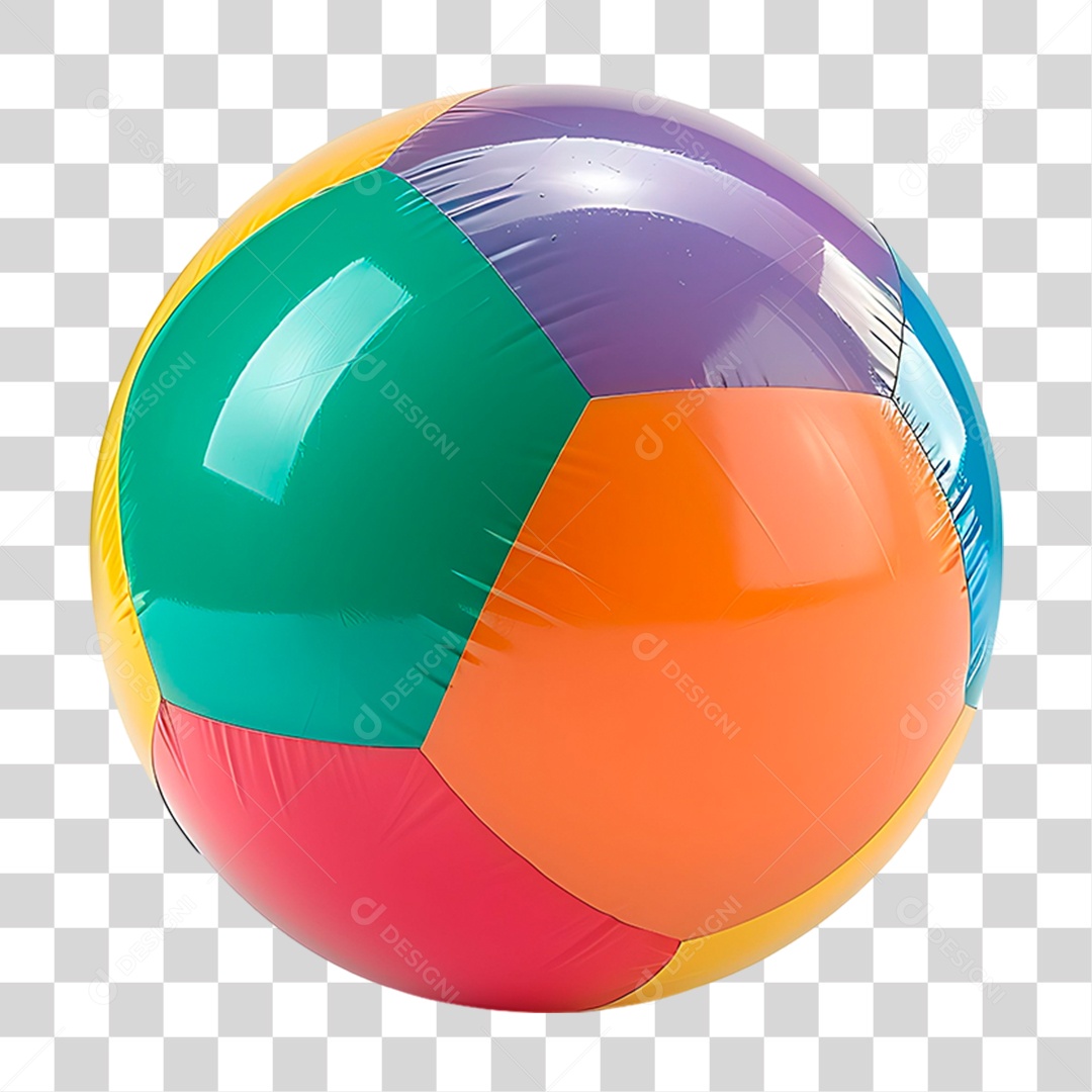 Bola de Praia PNG Transparente