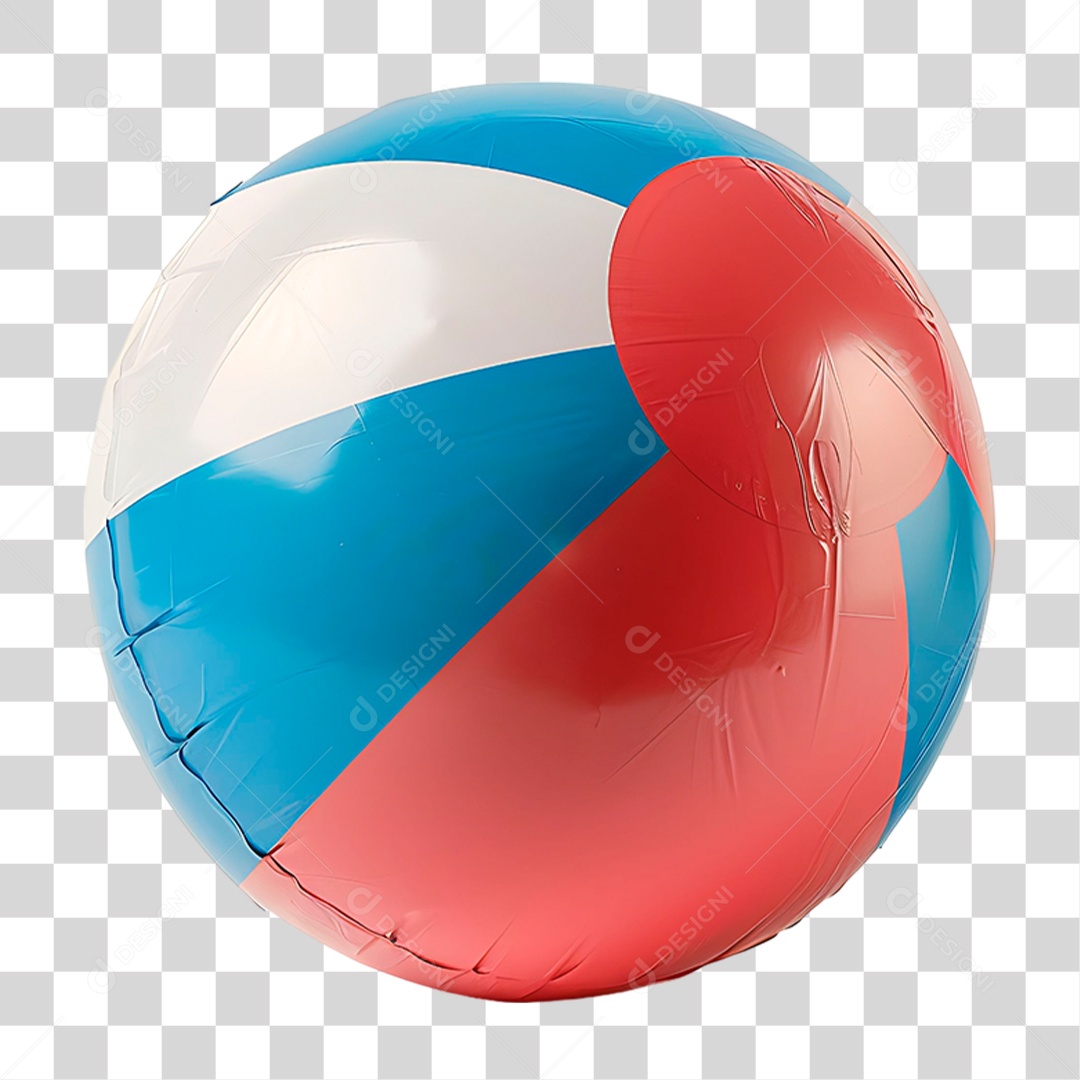 Bola de Praia PNG Transparente