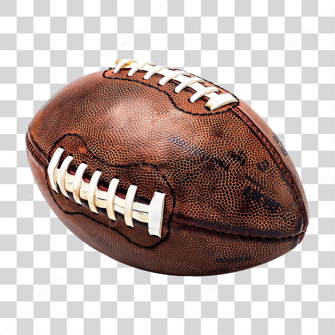 Bola de Futebol Americano PNG Transparente