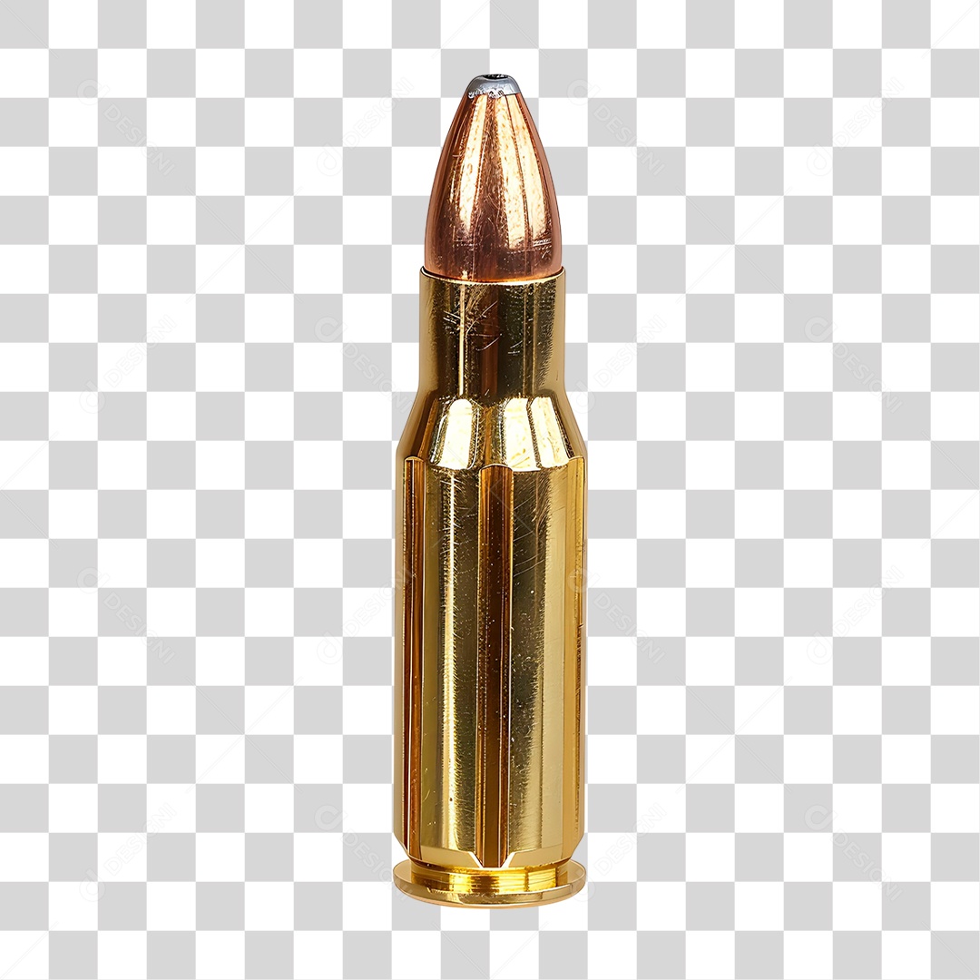 Munição Dourada PNG Transparente