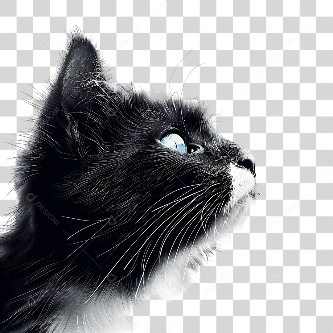 Gato Brincando PNG Transparente