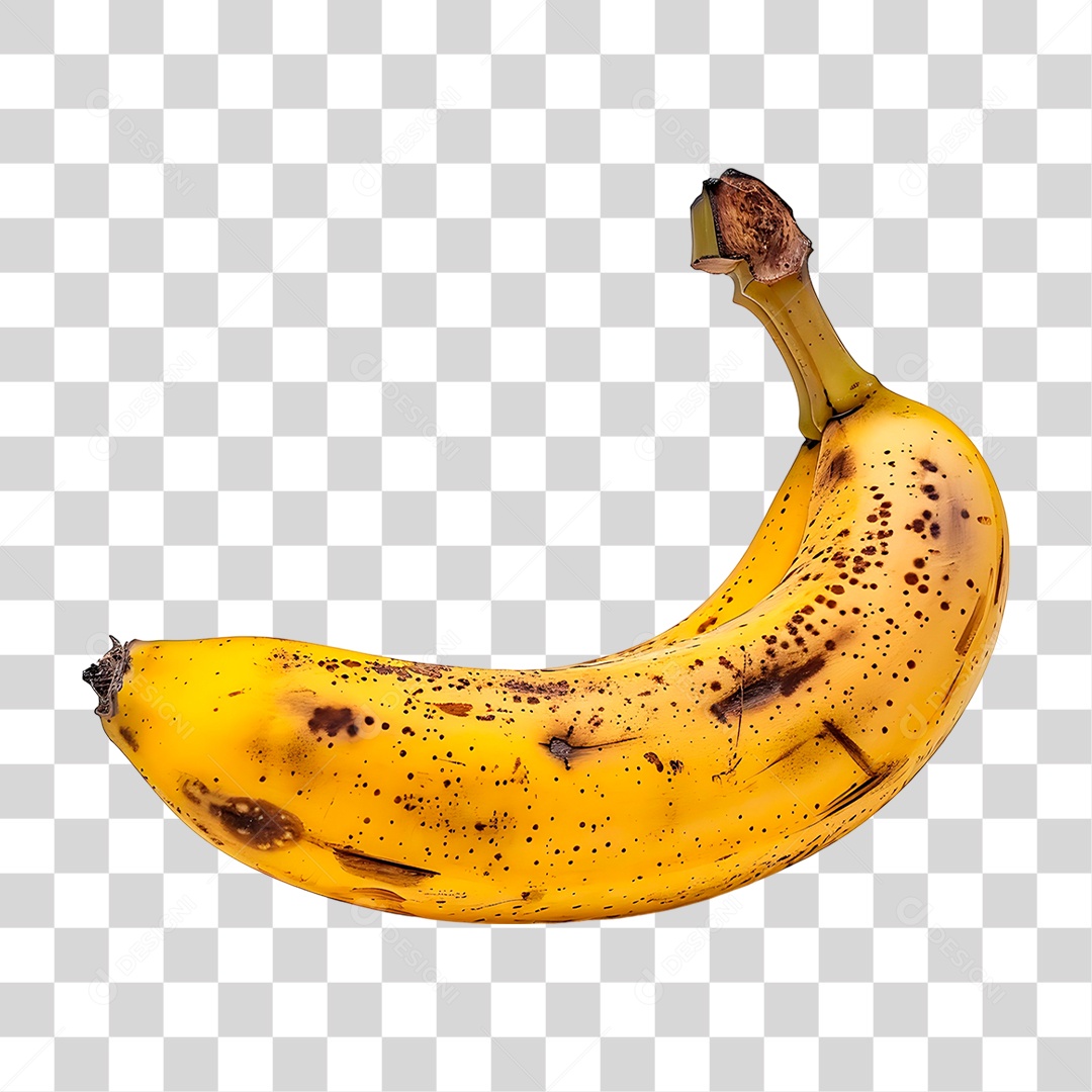 Banana Madura PNG Transparente