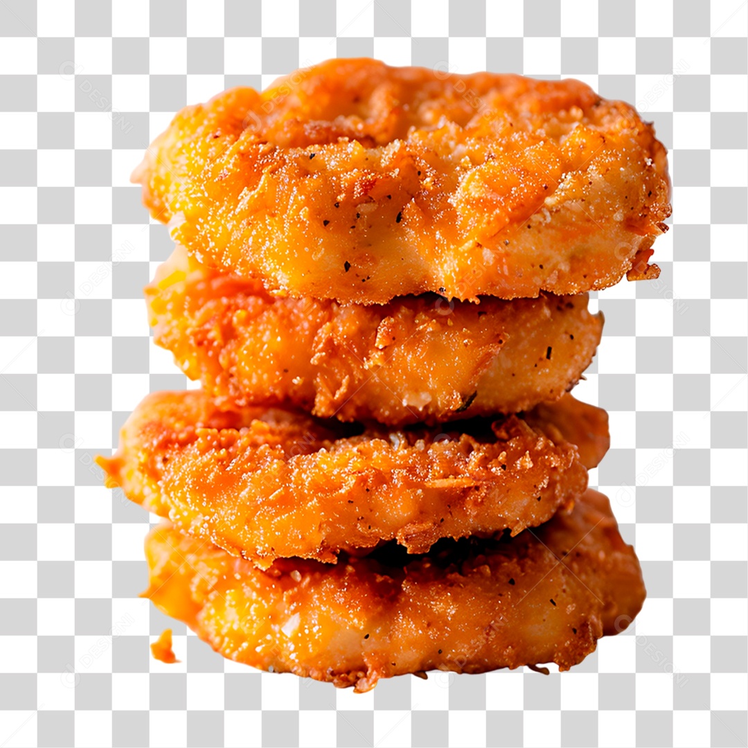 Nuggets de Frango PNG Transparente