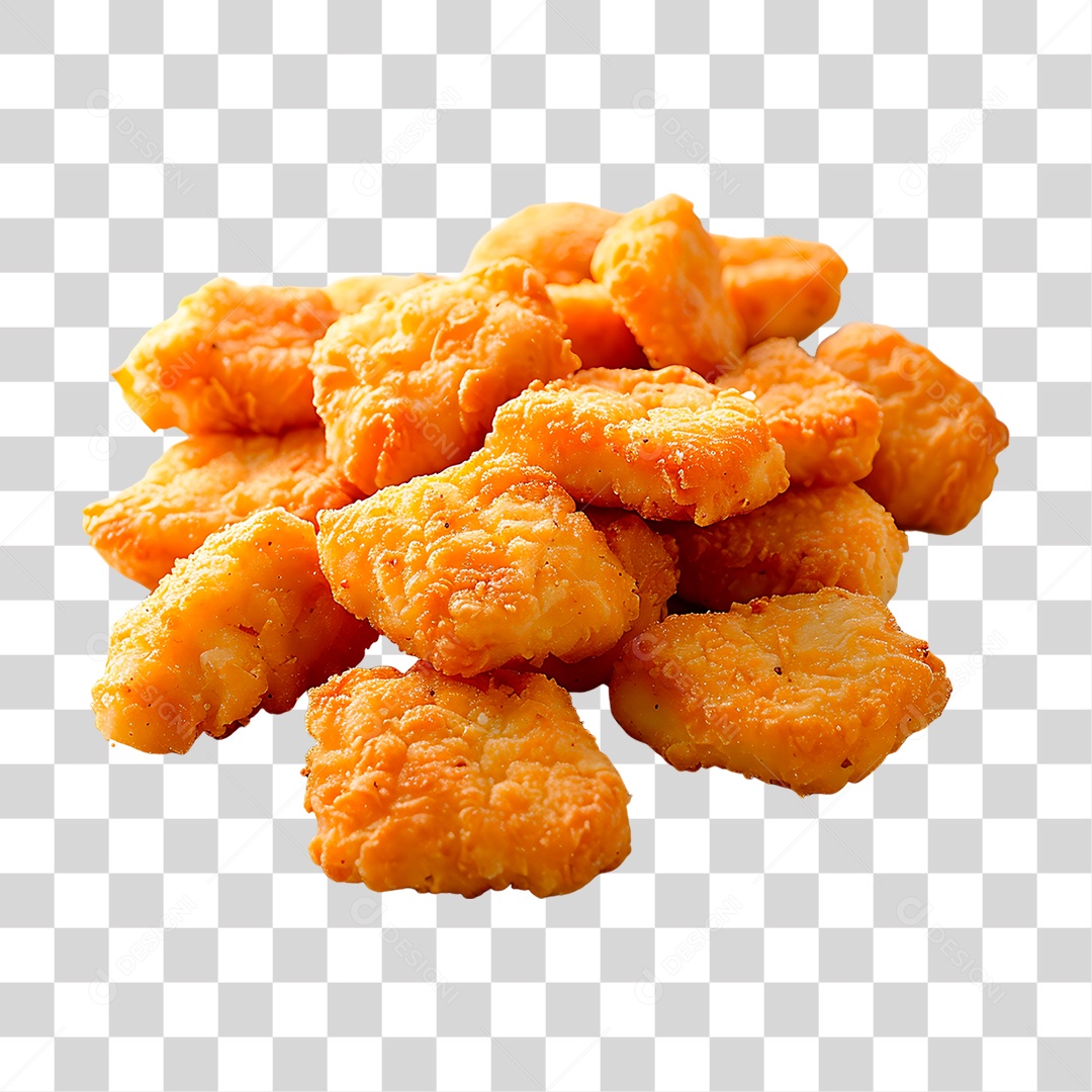 Nuggets de Frango PNG Transparente